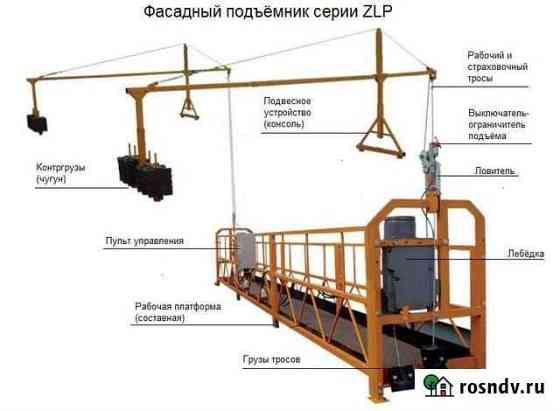 Продам или сдам в аренду строительную люльку zlp Новосибирск