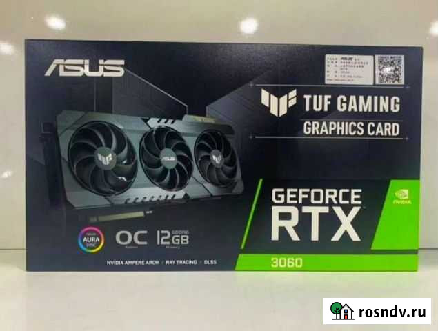 Видеокарта Asus GeForce TUF RTX 3060 Gaming 12G v2 Ставрополь - изображение 1