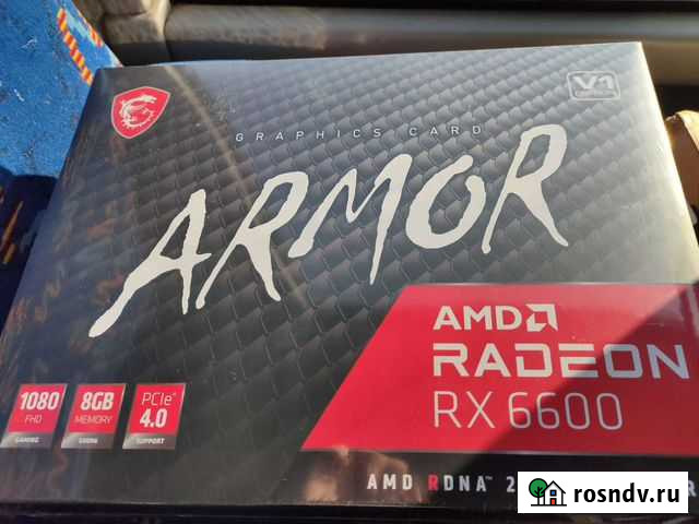 MSI Armor RX 6600 8Gb новая Чита - изображение 1