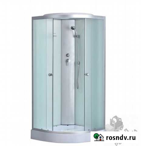 Душевая кабина 80х80 ODA-8401 белая низкий поддон Сочи - изображение 1