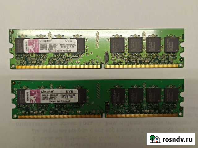 DDR2 2 GB, 1GB для пк Калининград - изображение 1