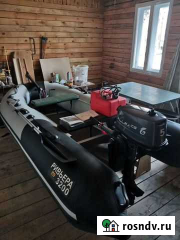 Ривьера 3200 ск + мотор Альфа 5лс на гарантии. Без Ангарск - изображение 1