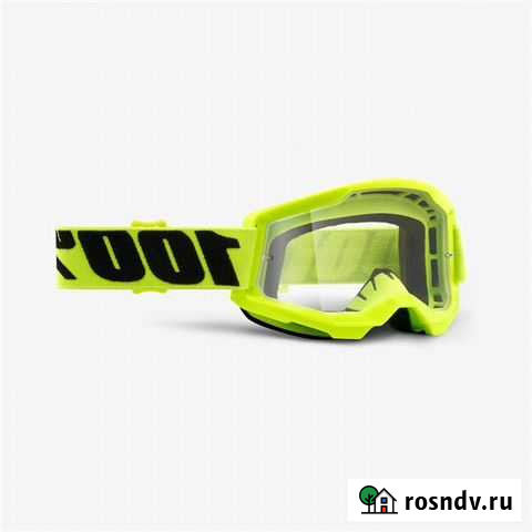 Очки 100 Strata 2 Goggle Yellow / Clear Lens Котельники - изображение 1