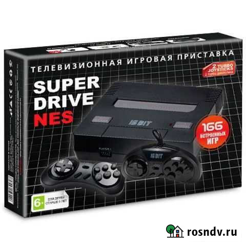 Игровая Приставка Sega NES (166в1) Черная Новосибирск - изображение 1