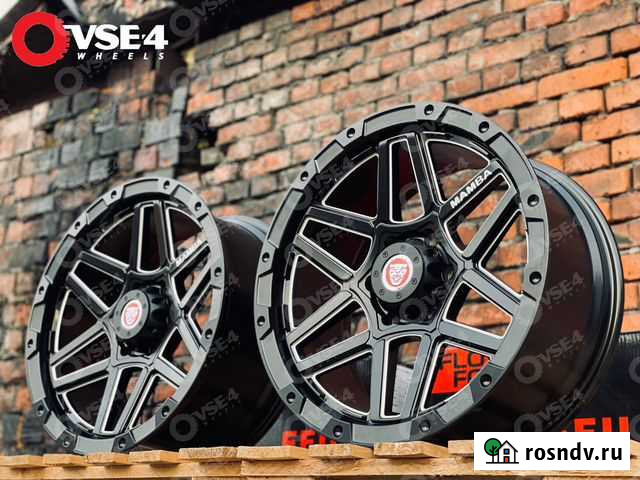 NEW # AF Mamba R20 6x139,7 Black Milling Spokes Иркутск - изображение 1