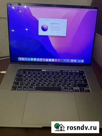 Apple MacBook Pro 16 2019 i7 2.6Ghz 512gb 16Gb Балашиха - изображение 1