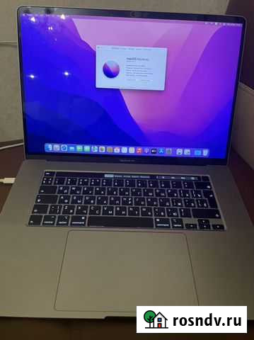 Apple MacBook Pro 16 2019 i7 2.6Ghz 512gb 16Gb Балашиха - изображение 1