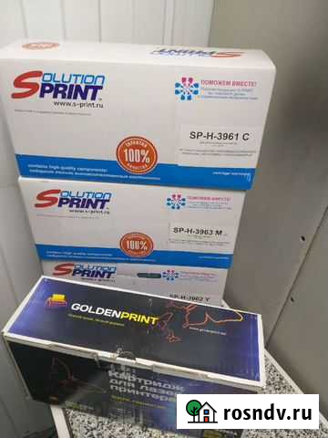 Картридж Q3960/61/62/63 для HP 2550, 2820, 2830 Новосибирск - изображение 1