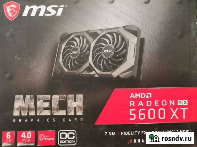 Amd Radeon RX 5600 xt Саров - изображение 1