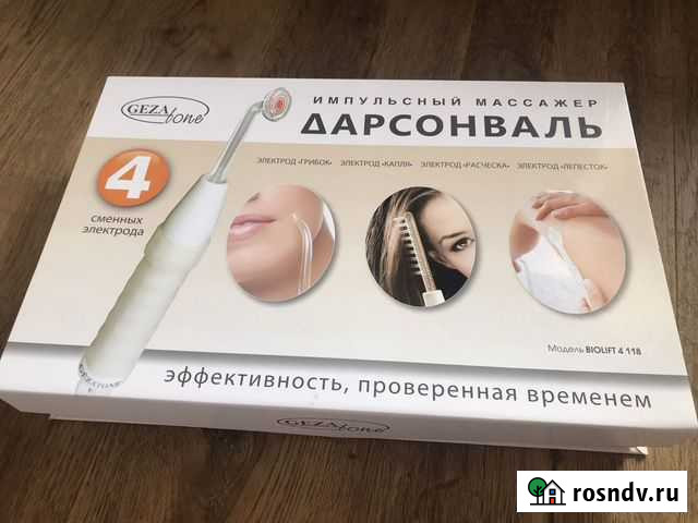 Gezatone Дарсонваль 4 насадки Хабаровск - изображение 1