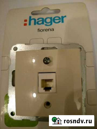 Розетка телефонная, hager, Германия Санкт-Петербург - изображение 1