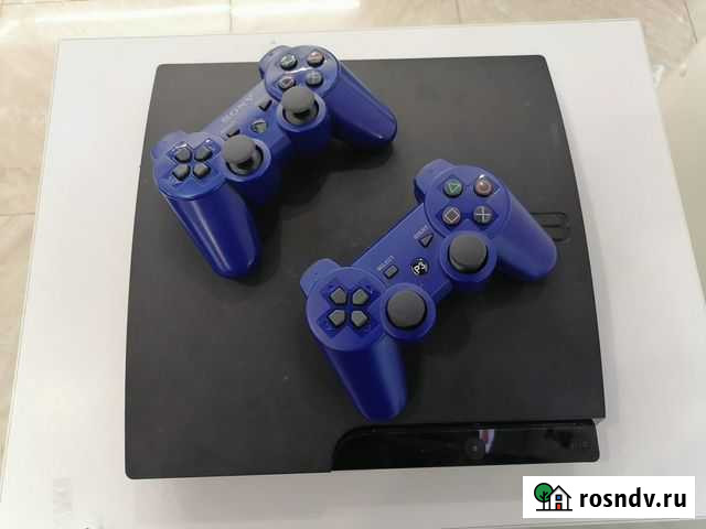 PlayStation 3 320 Gb+2 джоя+ 91 игрa Хабаровск - изображение 1