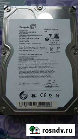 Жесткий диск для компьютера-1Тб.3,5“.SATA.Seagate Екатеринбург - изображение 1