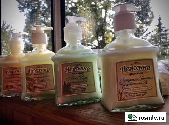 Мыло жидкое в стеклянном дозаторе Курск - изображение 1