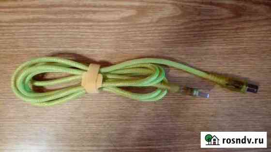 Кабель USB 2.0 A(m) B(m), светящийся в UV, зеленый Ростов-на-Дону