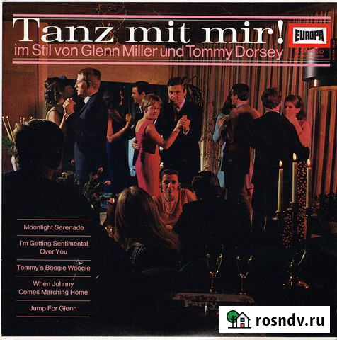 LP.Das Europa-Gl.miller / Rudi Bohn-Tanz MiT MIR Астрахань - изображение 1