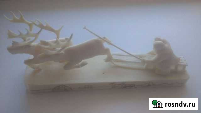 Изделие из кости Оленья упряжка Хабаровск - изображение 1