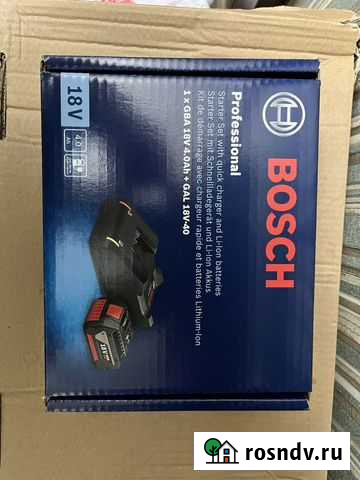 Старотовый набор Bosch GLA 18v-40 и GBA 4Ah 18v Оренбург - изображение 1