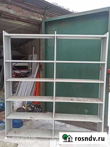 Стеллажи металлические архивные б.у Лесные Поляны - изображение 1