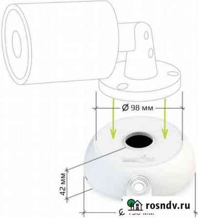 Монтажная коробка KadrON JB1-100W белая Абакан