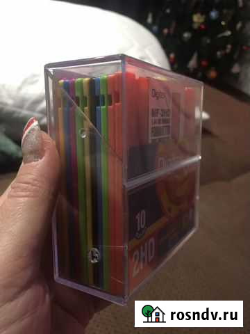 Дискеты Digitex цветные новые 10шт Сочи - изображение 1