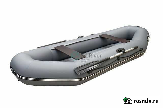 Надувная лодка пвх Агул-270нд, серый, SibRiver Владивосток - изображение 1