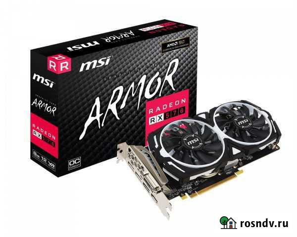 Видеокарта MSI Radeon RX 570 armor 8GB OC Грозный - изображение 1