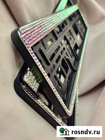 Рамки для гос номера в стразах Мурино - изображение 1