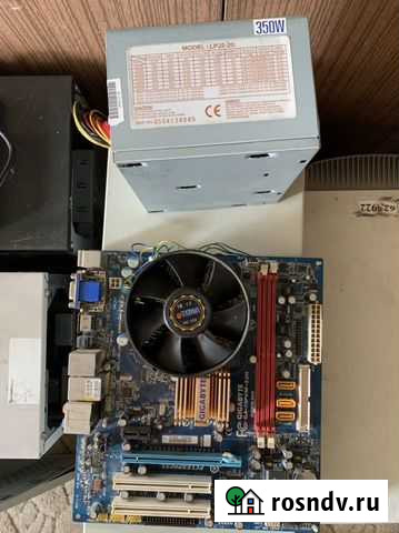 Материнская плата и блок питания на запчасти Улан-Удэ - изображение 1