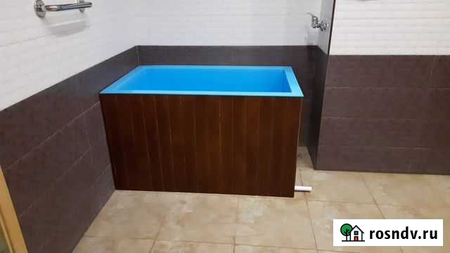 Купель с отделкой деревом (сборка на месте) Краснодар - изображение 1