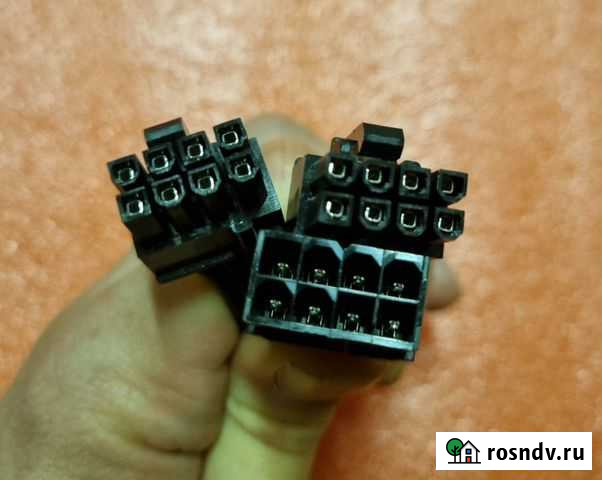 Кабель питания видеокарты 8pin на 6+2х2pin Екатеринбург - изображение 1