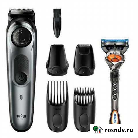 Триммер для бороды и усов Braun BT7 + Бритва Gille Санкт-Петербург - изображение 1