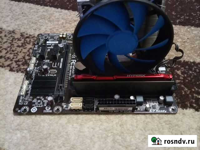 Материнская плата с процессором и памятью Брянск - изображение 1