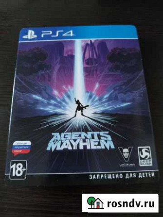 Agents of Mayhem PS4 стилбук издание Тбилисская - изображение 1