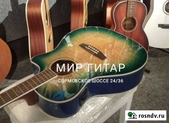 Электроакустики Cort Синий Клён Гриф 45мм Нижний Новгород - изображение 1