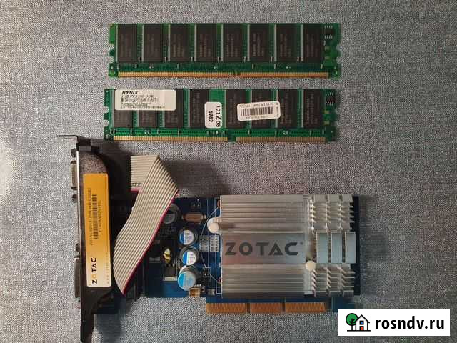Видеокарта zotac 6200 и оперативная память Курчатов - изображение 1