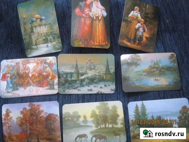 Календарики Федоскинская миниатюра Ижевск - изображение 1