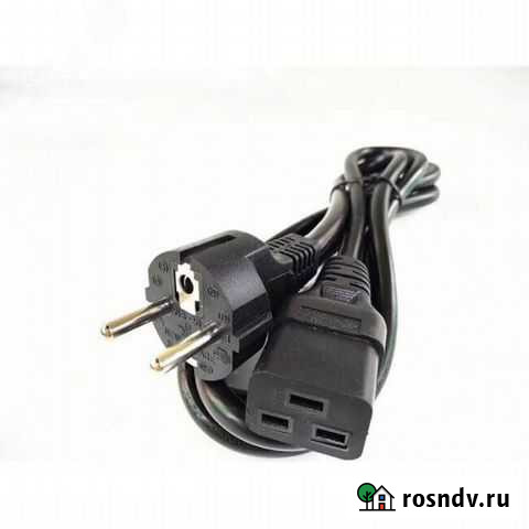 Кабель питания c19, сечение 3х2.5мм, 16А Иркутск - изображение 1