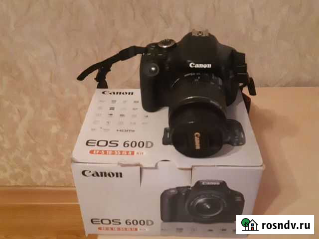 Зеркальный фотоаппарат canon 600d Нальчик - изображение 1