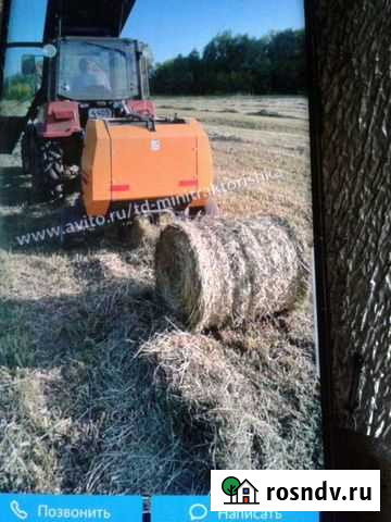 Сено солома в рулонах мини,измельченное сено Красная Горка - изображение 1