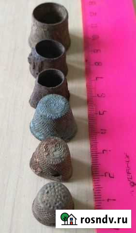 Старинные наперстки 6 штук Красноярск - изображение 1