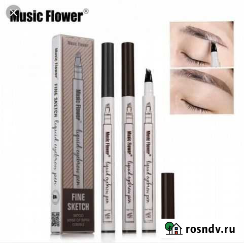 Маркер для бровей с эффектом татуажа Music Flower Чита - изображение 1