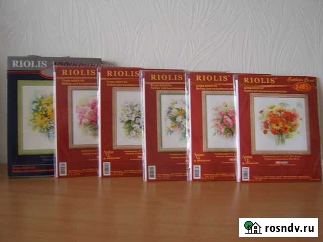 Наборы для вышивания риолис цветы акварельные Иркутск - изображение 1