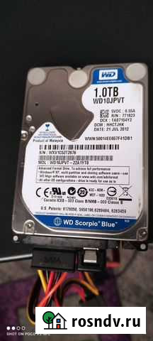 Жесткие диски wd 1тб и wd 500gb Бийск - изображение 1