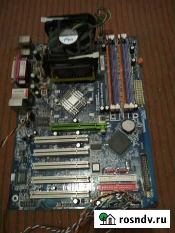 Материнская плата с процессором Socet478 Славгород - изображение 1