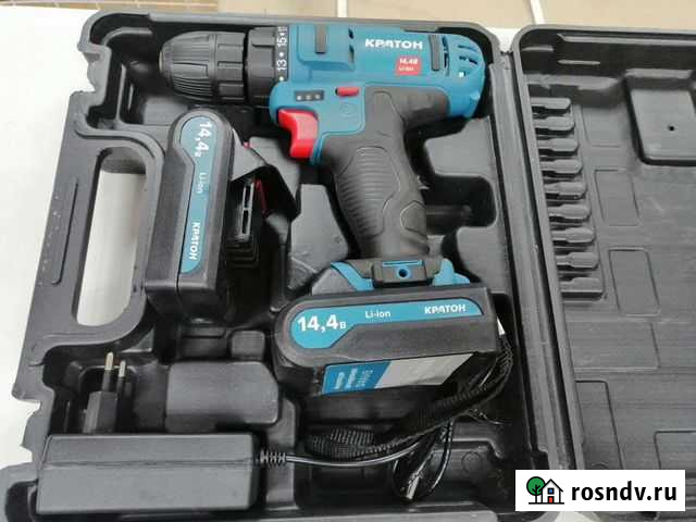 Шуруповерт кратон CD-14,4-Li-1,5 Улан-Удэ - изображение 1