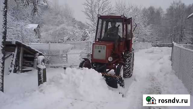 Расчистка от снега минитрактором Калуга - изображение 1