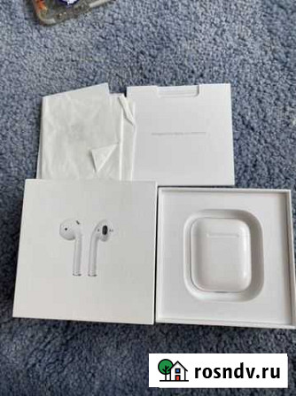 Кейс от наушников apple airpods 1 оригинал Нальчик - изображение 1