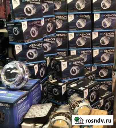 Биксеноновые линзы с ангельскими глазками Тольятти