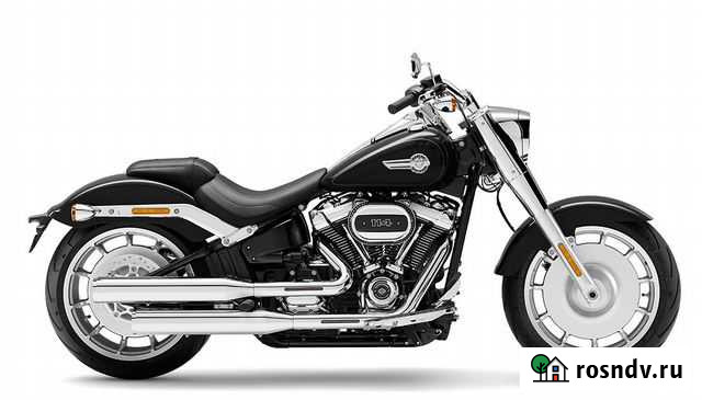 Harley-Davidson Fat Boy (114 Vivid Black) 2022 Новосибирск - изображение 1